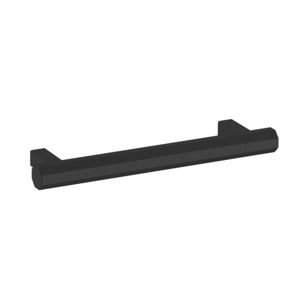 Baldwin - 4417 Octagonal Pull 4IN - Satin Black