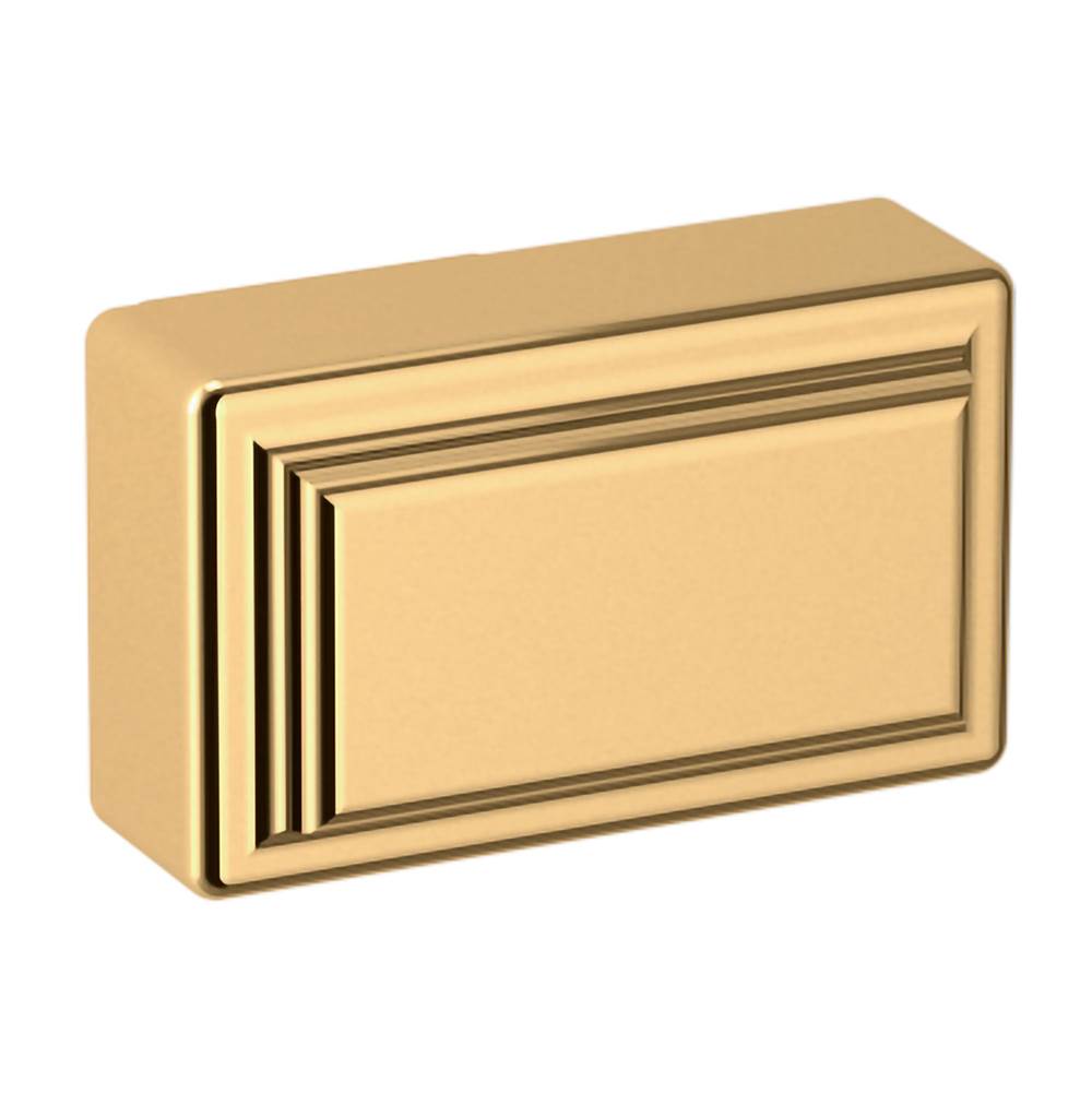 Baldwin - 4425 Raised Knob 1.5IN - Non Lacquered Brass
