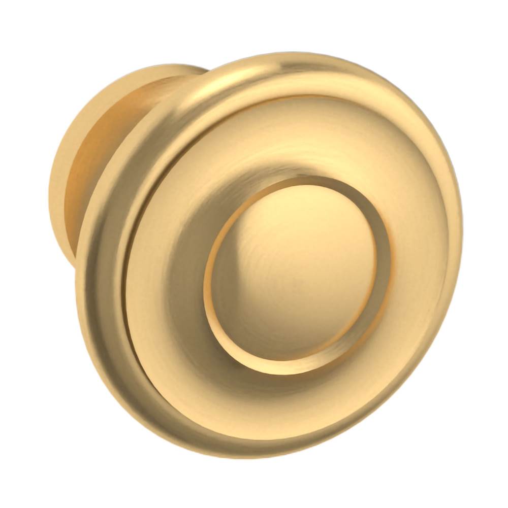 Baldwin - 4491 DOMINION KNOB 1.25IN - Liefetime Satin Brass