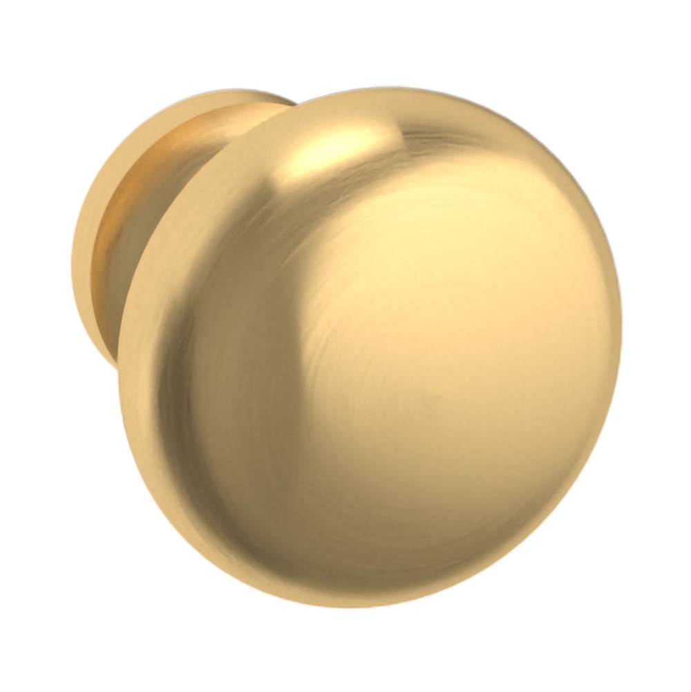 Baldwin - 4704 CLASSIC KNOB 1IN - Liefetime Satin Brass