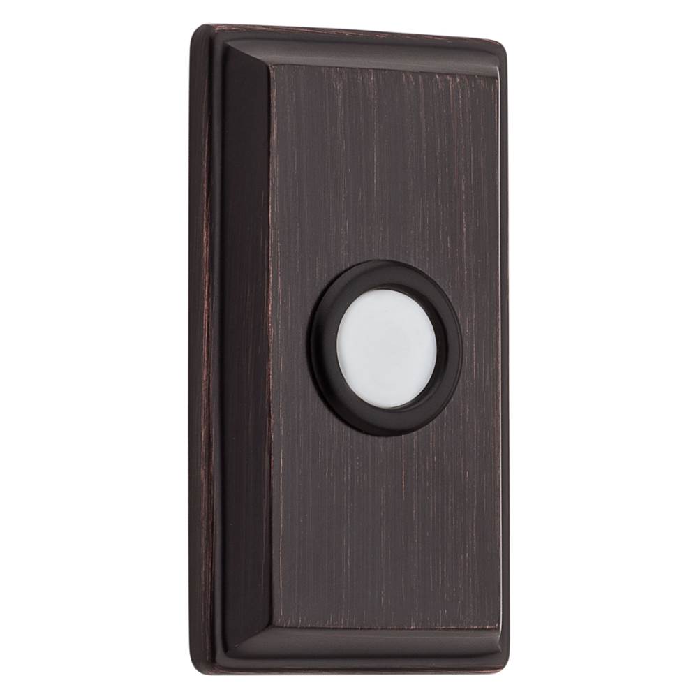 Baldwin - 4860 RECTANGULAR BELL BUTTON 112 - Venetian Bronze