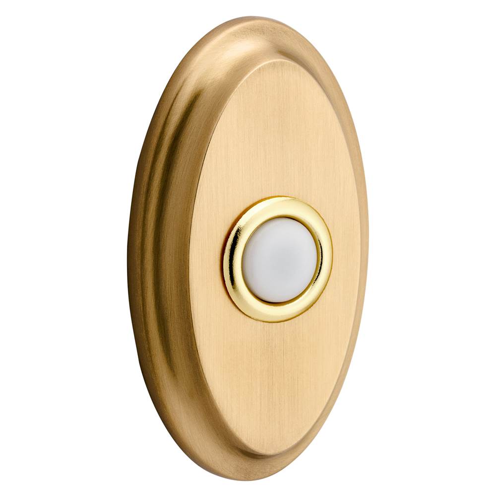 Baldwin - 4861 OVAL BELL BUTTON 033 - Vintage Brass