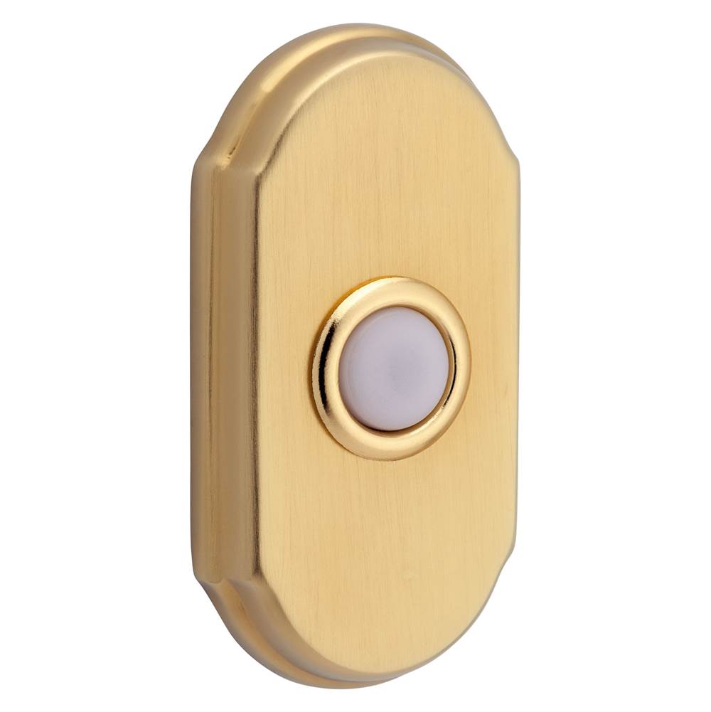 Baldwin - 4862 ARCH BELL BUTTON 044 - Liefetime Satin Brass