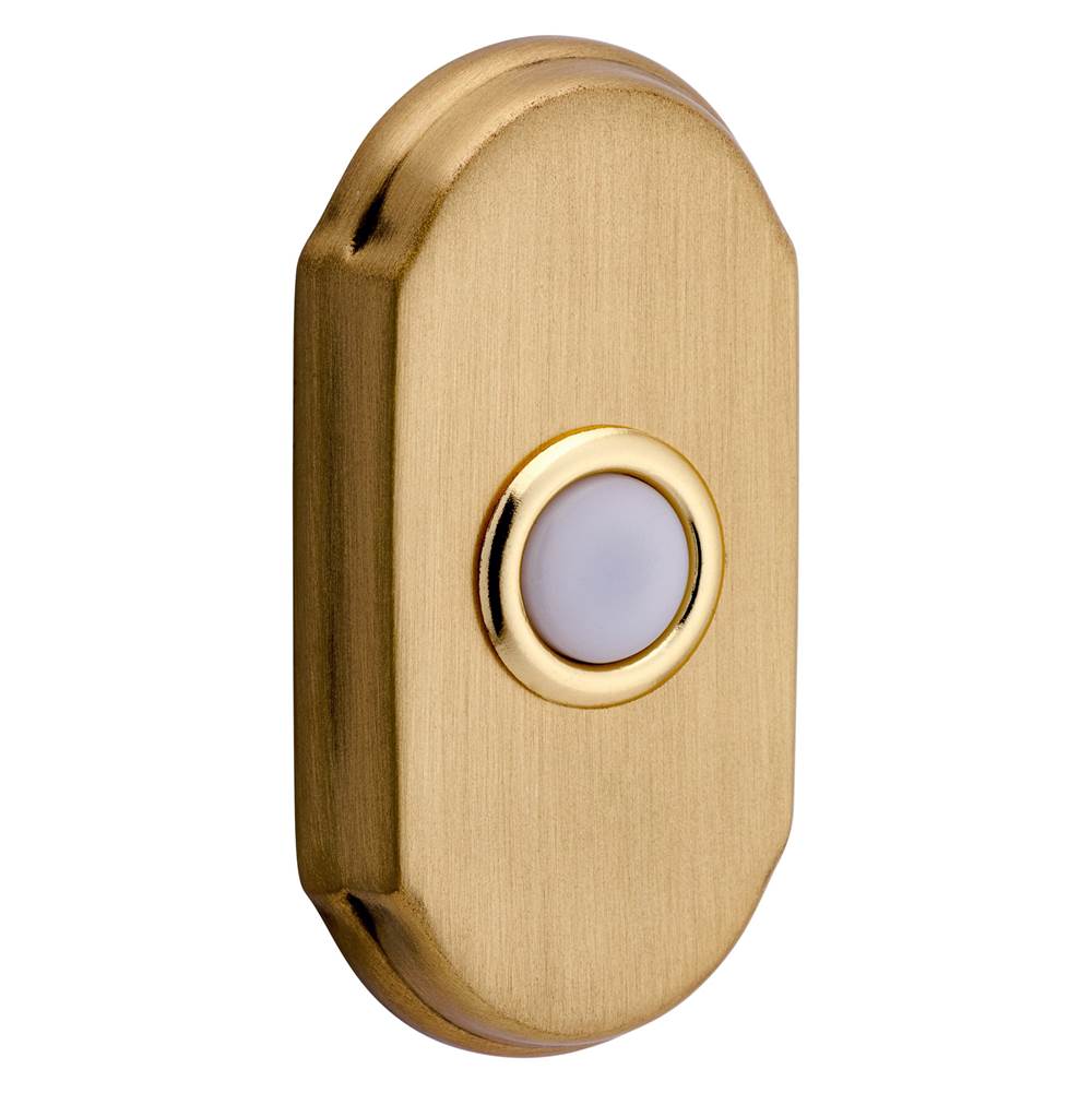 Baldwin - 4862 ARCH BELL BUTTON 060 - Satin Brass,Brown