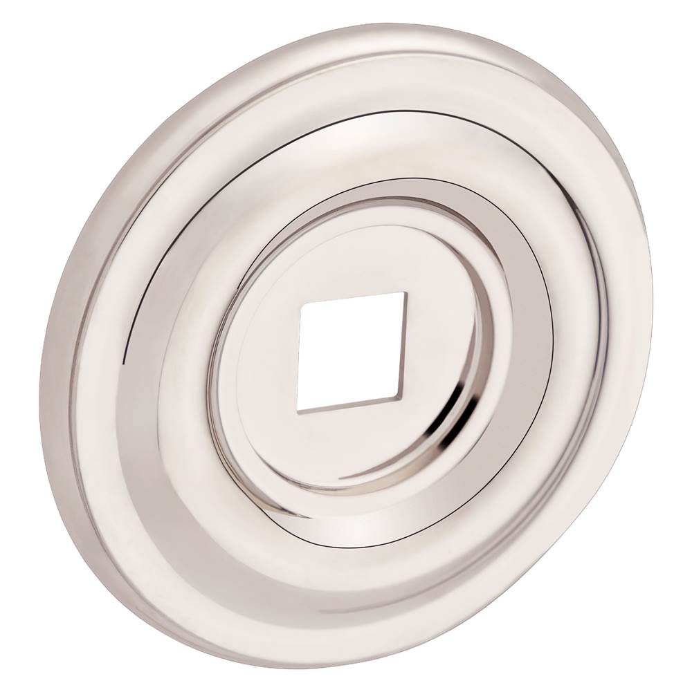 Baldwin - 4902 KNOB BACKPLATE 1.5IN - Polished Nickel,Lifetime Finish