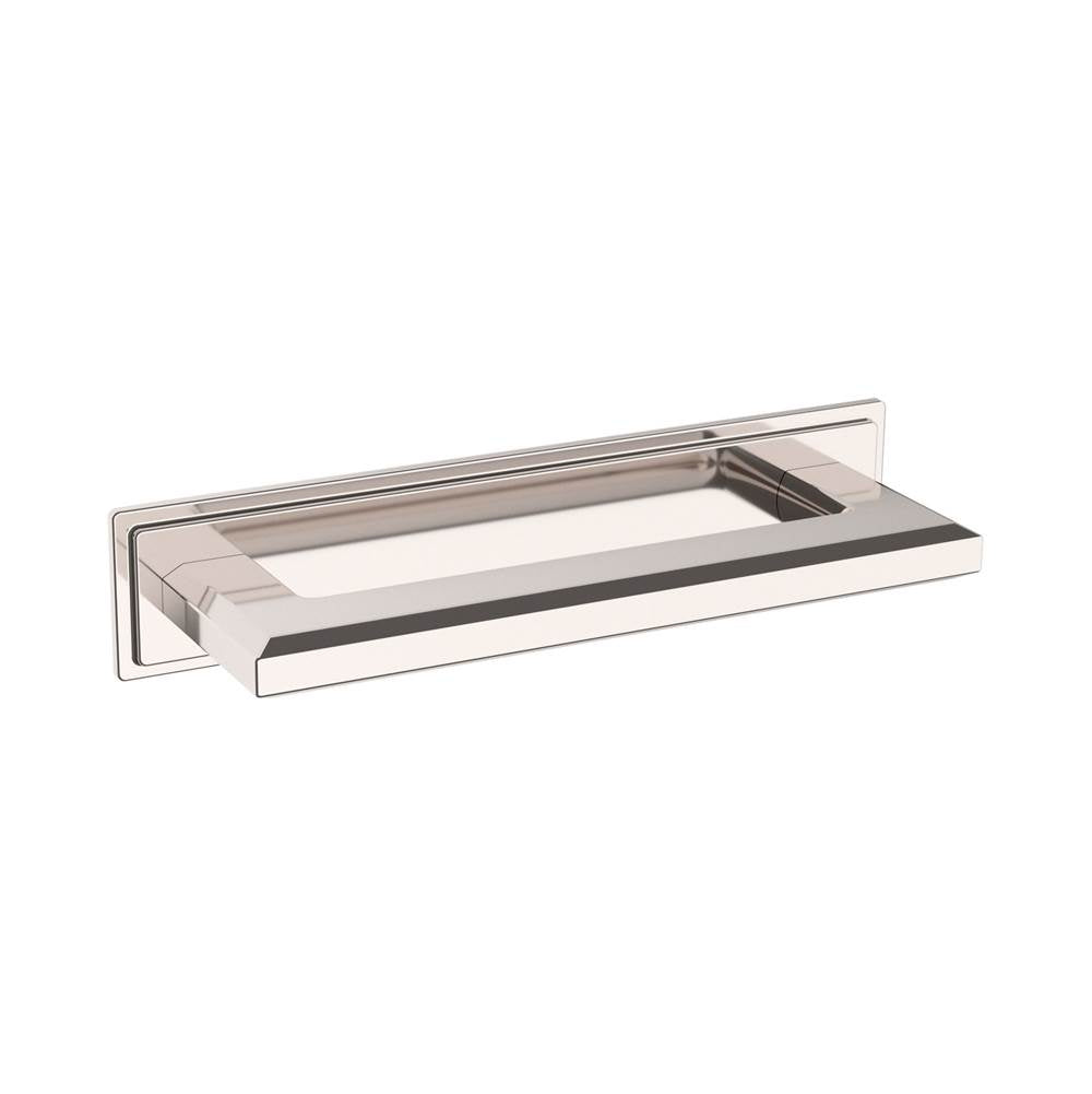 Baldwin - 4940 Transitional Back Plate 4IN - Polished Nickel,Lifetime Finish