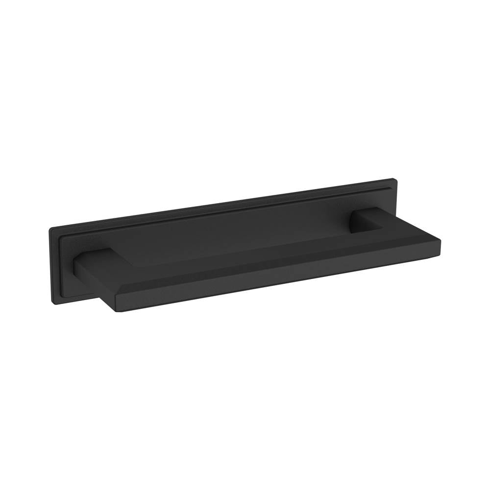 Baldwin - 4940 Transitional Back Plate 4IN - Satin Black