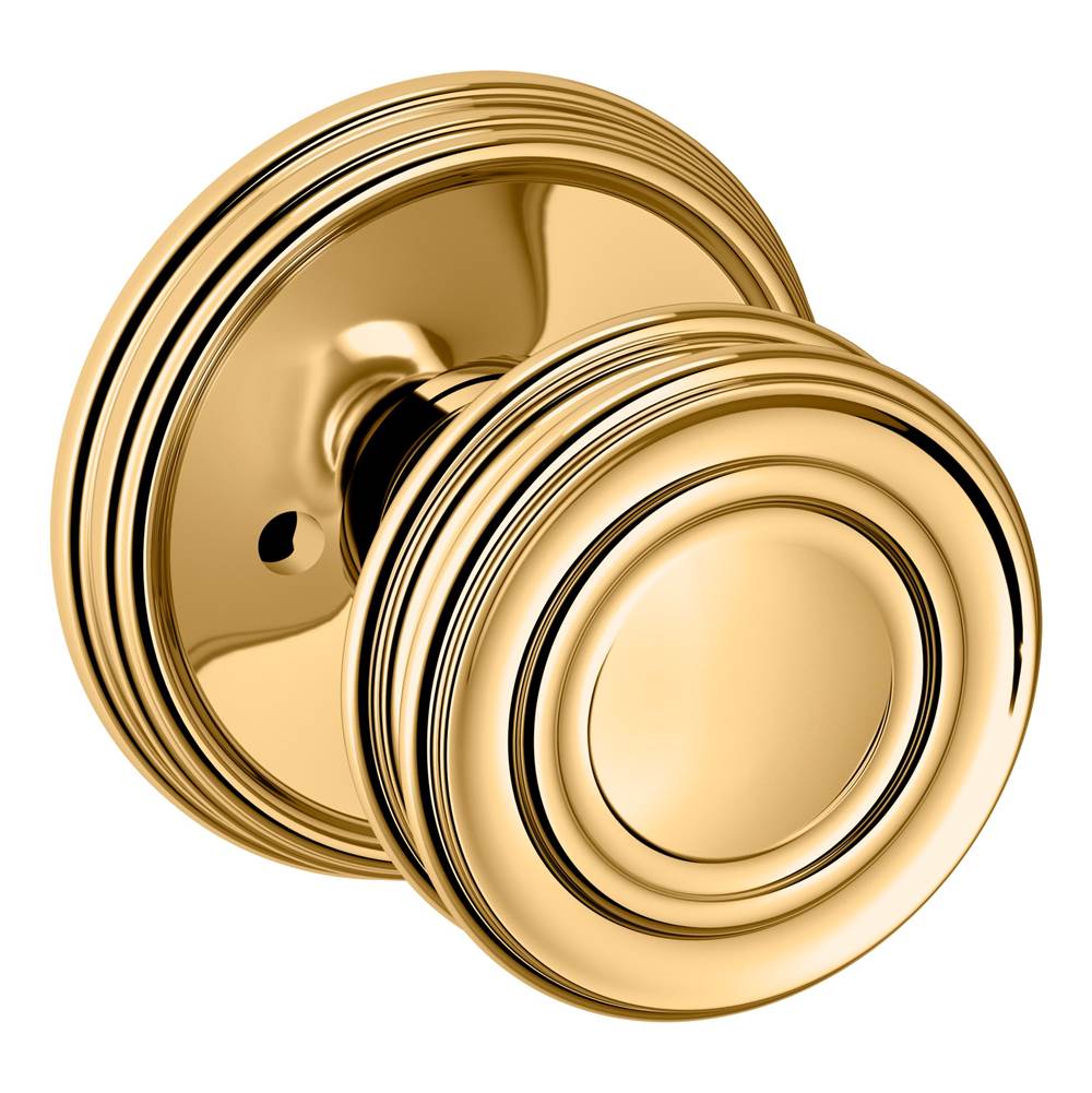 Baldwin - 5066 PRIV KNB 2-3/8 - Lifetime Polished Brass