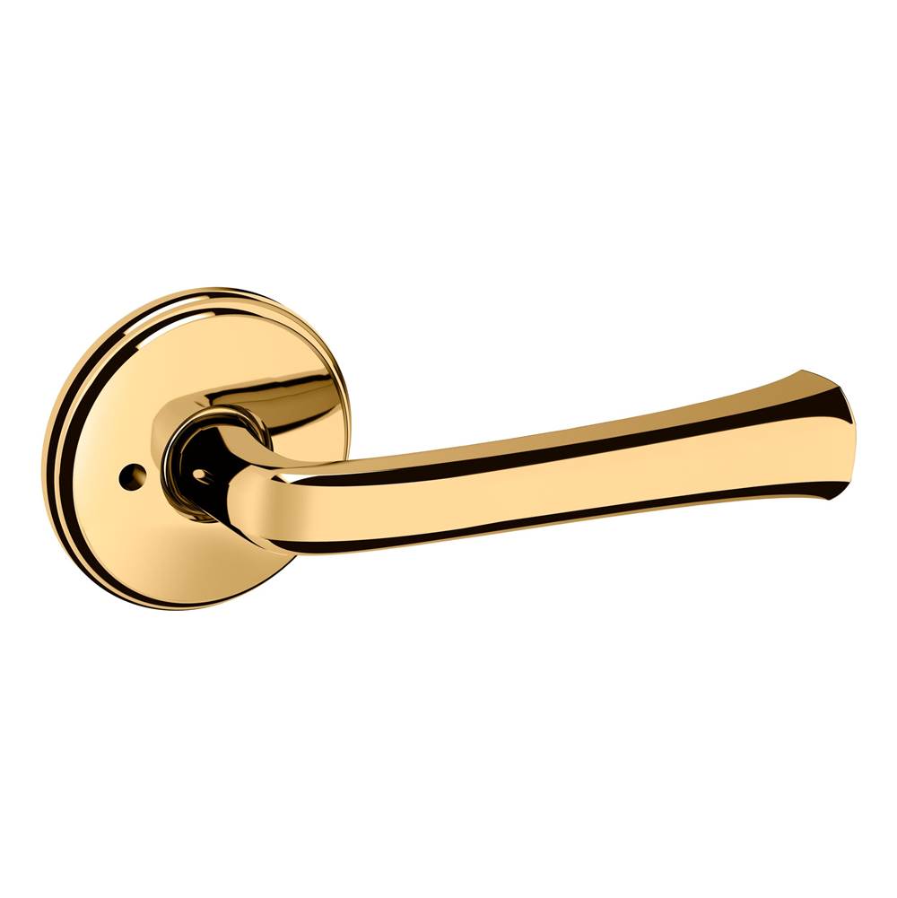 Baldwin - 5112 PRIV LVR 2-3/8 - Lifetime Polished Brass