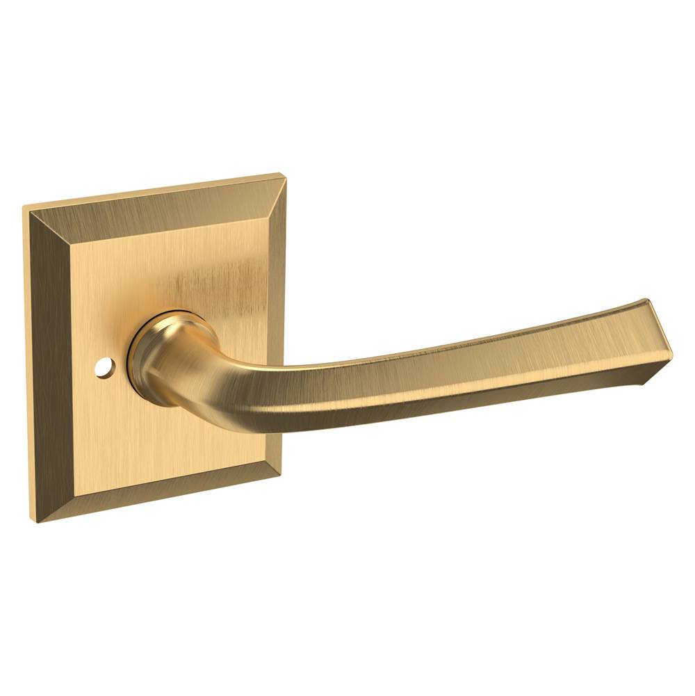 Baldwin - 5141 PRIV LVR 2-3/8 SET 044 - Liefetime Satin Brass