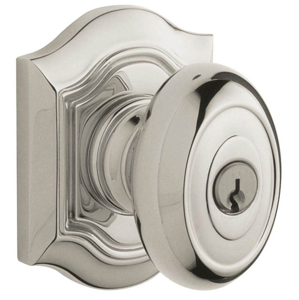 Baldwin - 5237 ENTRANCE LVRXLVR ST - Lifetime Polished Nickel