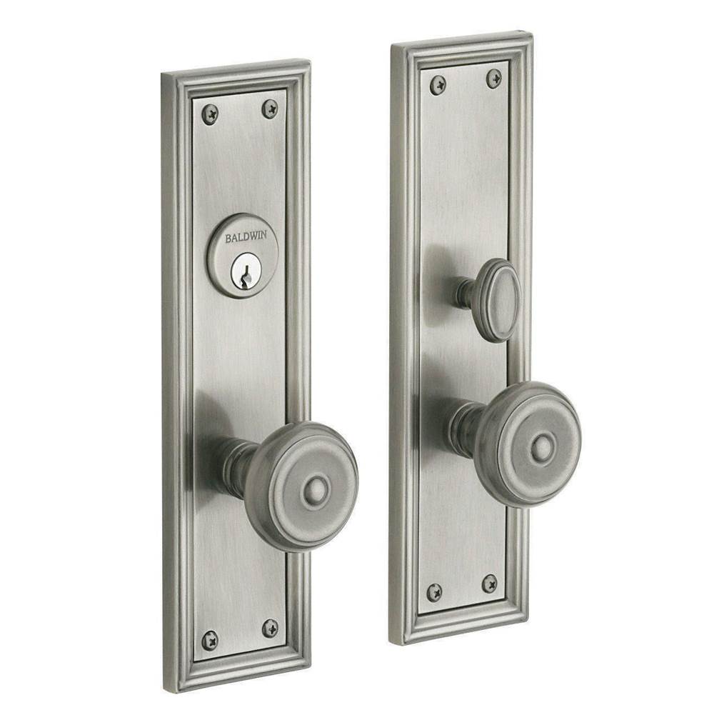 Baldwin - 6547 NASHVILLE ENT TRM 0 - Lifetime Satin Nickel