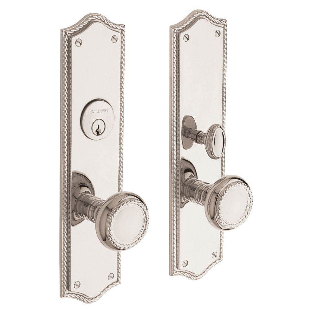 Baldwin - 6554 BARCLAY ENT TRM 055 - Lifetime Polished Nickel