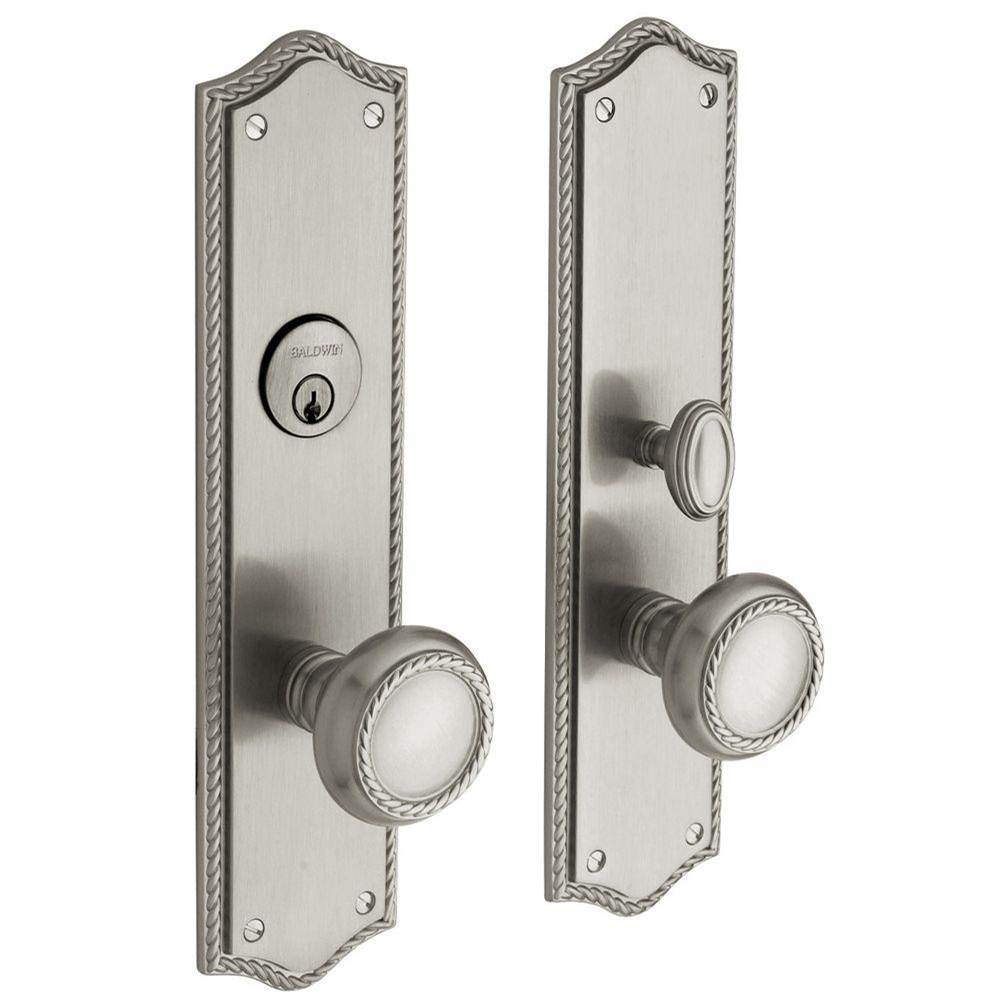 Baldwin - 6554 BARCLAY ENT TRM 056 - Lifetime Satin Nickel