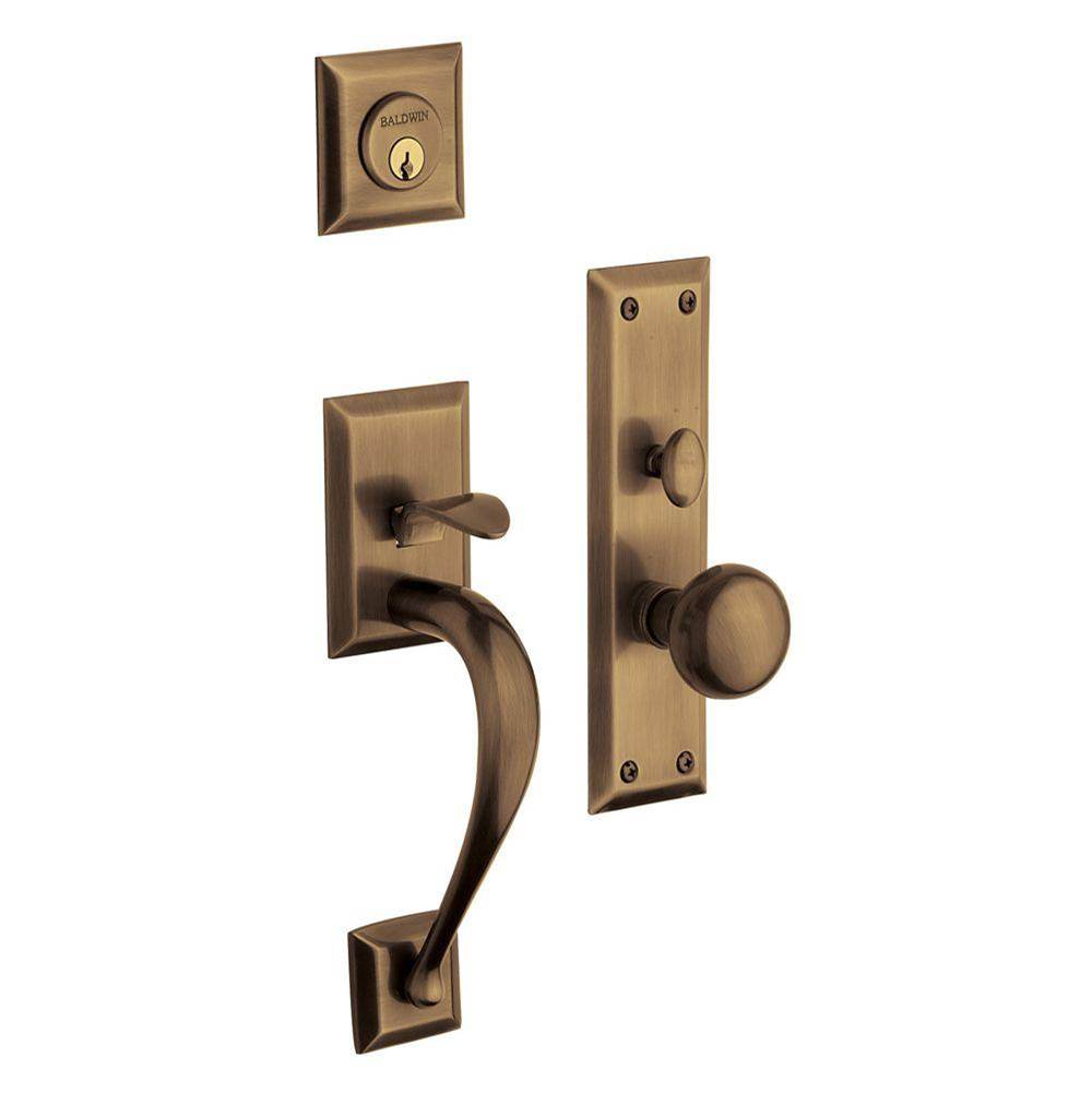 Baldwin - 6571 CONCORD ENT TRM 05 - Satin Brass and Black
