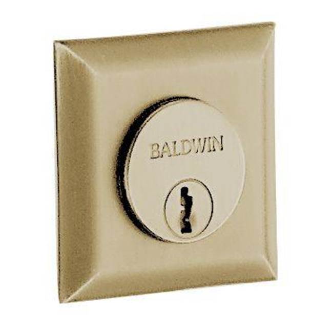 Baldwin - 6737 CYL COLLAR 060 - Satin Brass and Brown