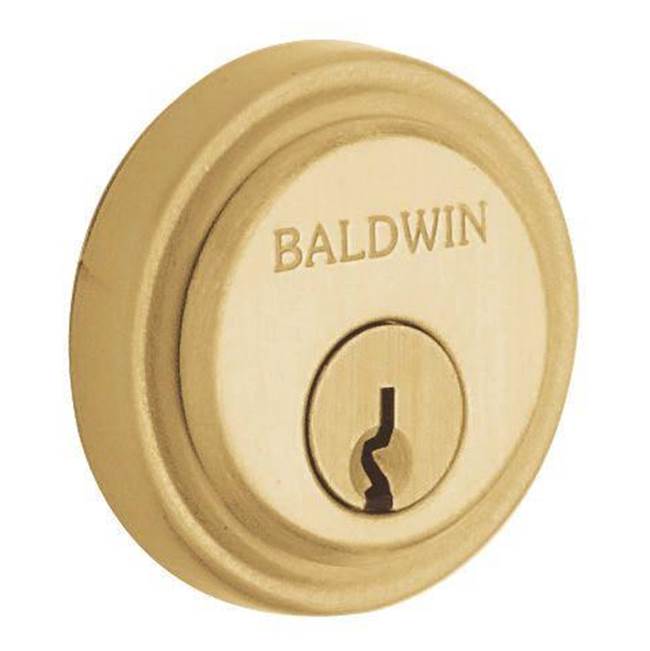 Baldwin - 6757 CYL COLLAR 060 - Satin Brass and Brown