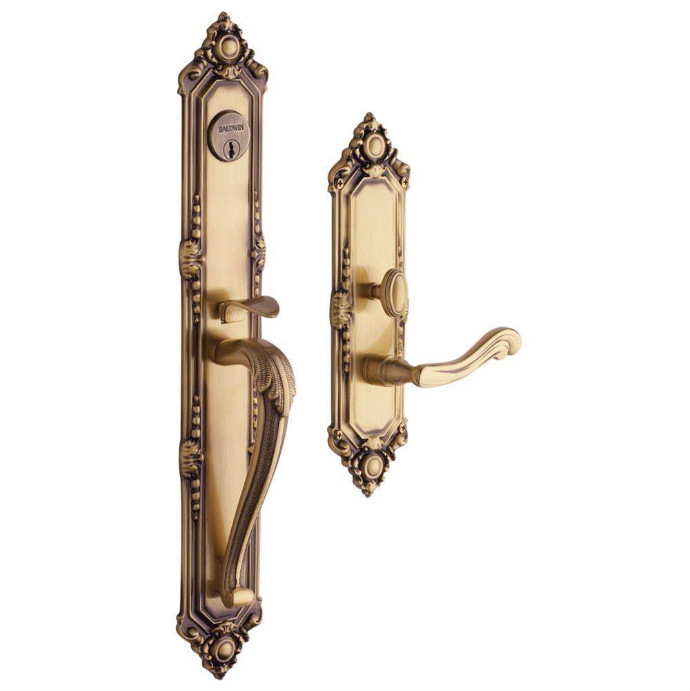 Baldwin - 6950 KENSINGTON SGL CYL - Satin Brass and Brown