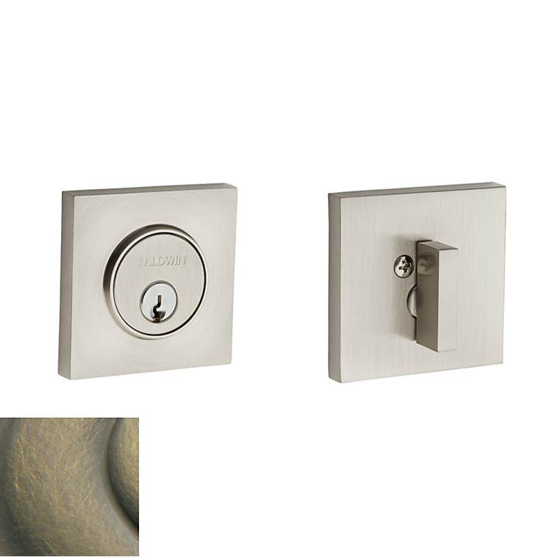 Baldwin - 8220 CONT SQUARE DB 050 - Satin Brass and Black