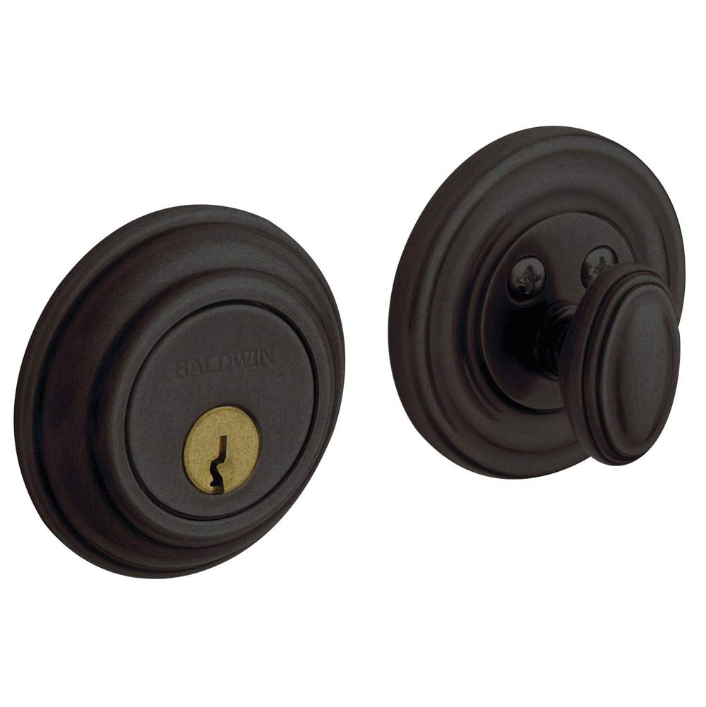 Baldwin - 8231 DB PATIO FUNCTION T - Distressed Oil-Rubbed Bronze