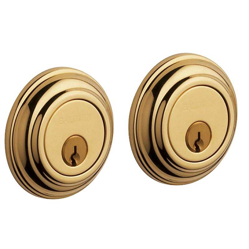 Baldwin - TRADITIONAL ADJ DEADBOLT - Non-Lacquered Brass