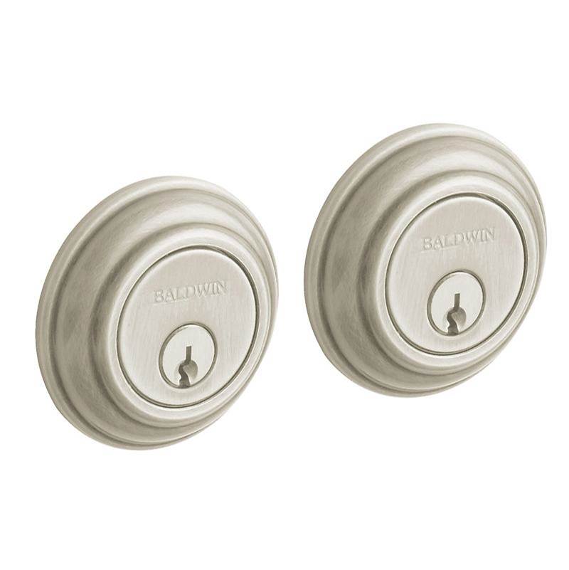 Baldwin - TRADITIONAL ADJ DEADBOLT - Lifetime Satin Nickel