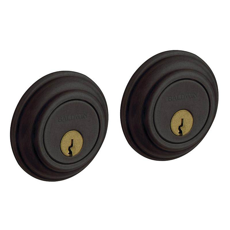 Baldwin - TRADITIONAL ADJ DEADBOLT - Distressed Oil-Rubbed Bronze
