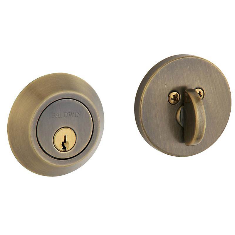 Baldwin - 8241 CONTEMPORARY ADJ DB - Satin Brass and Black
