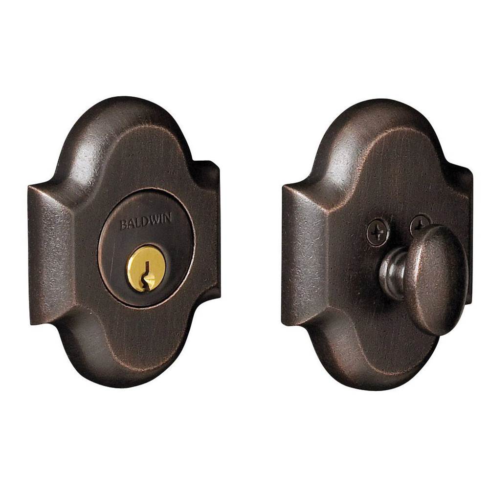 Baldwin - 8252 BOULDER AC ZB DEADB - Distressed Oil-Rubbed Bronze