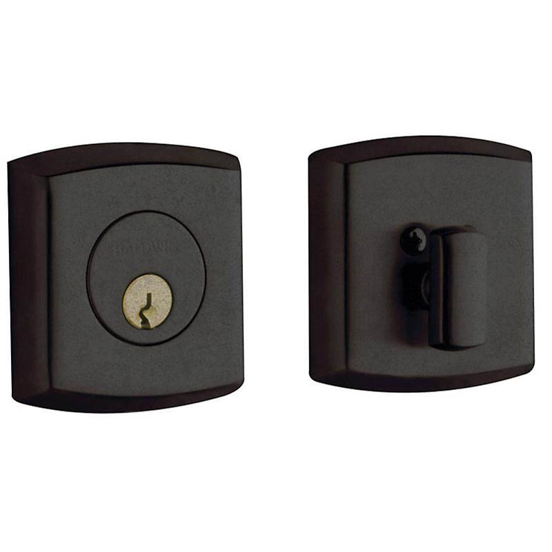 Baldwin - 8285 SOHO ADJ DEADBOLT - Distressed Oil-Rubbed Bronze