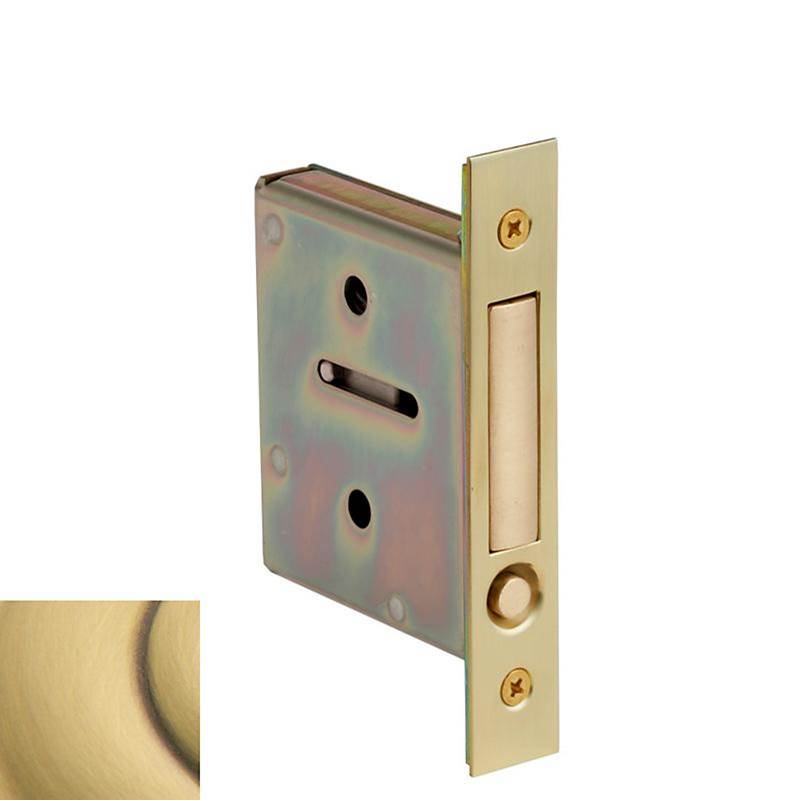 Baldwin - 8601 PCKT DR PULL 2.75IN - Satin Brass and Brown