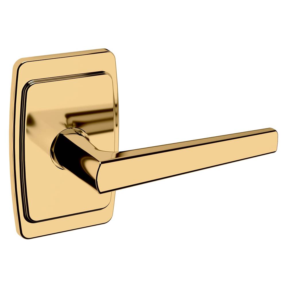 Baldwin - L024 PASS LVR 2-3/8 SET 003 - Lifetime Polished Brass