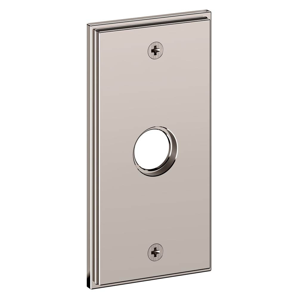Baldwin - R053 DMY ROSE PAIR 055 - Polished Nickel,Lifetime Finish
