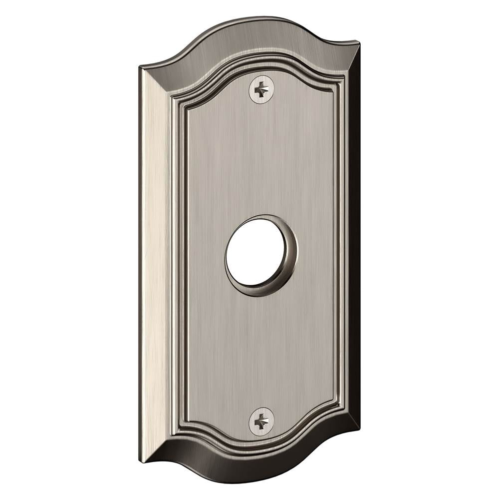 Baldwin - R054 PASS ROSE PAIR 056 - Satin Nickel,Lifetime Finish