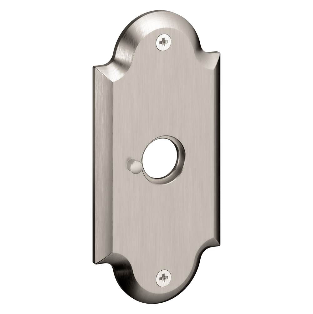 Baldwin - R055 PRIV ROSE PAIR 056 - Satin Nickel,Lifetime Finish