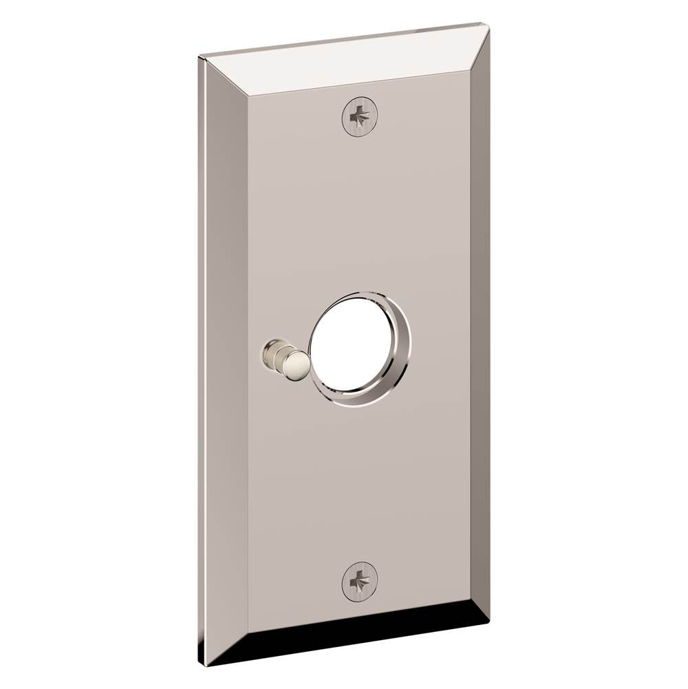 Baldwin - R056 PRIV ROSE PAIR 055 - Polished Nickel,Lifetime Finish