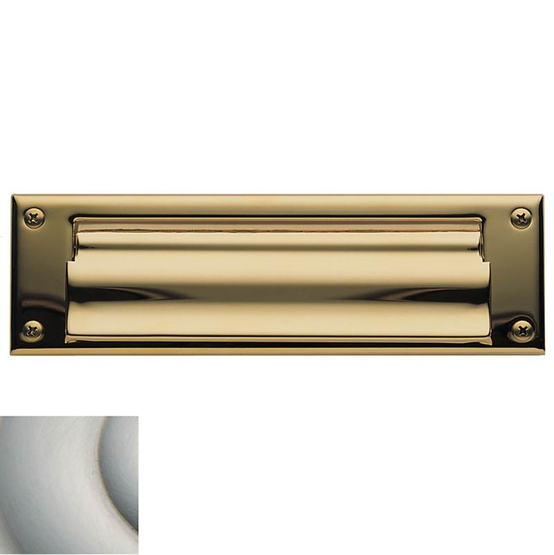 Baldwin - 0015 LETTER BOX PLT 056 - Lifetime Satin Nickel