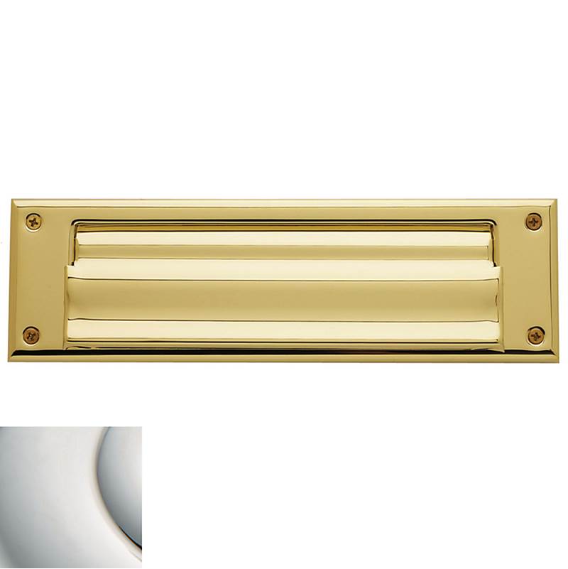 Baldwin - 0017 LETTER BOX PLT 055 - Lifetime Polished Nickel