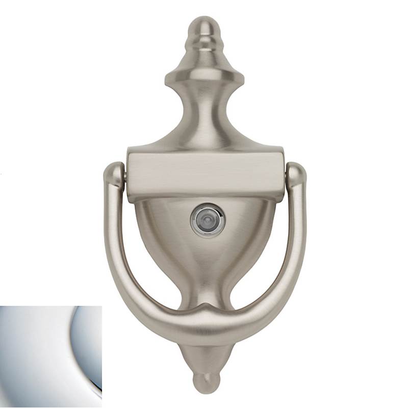 Baldwin - 0103 KNOCKER W/SCOPE 260 - Polished Chrome