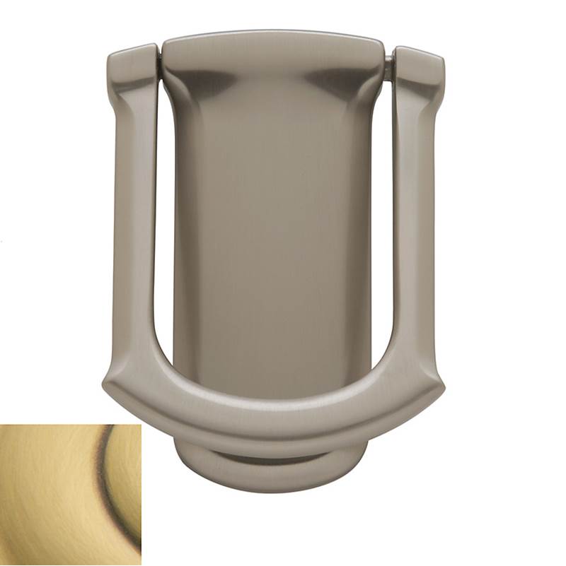 Baldwin - 0105 DOOR KNOCKER 060 - Satin Brass and Brown