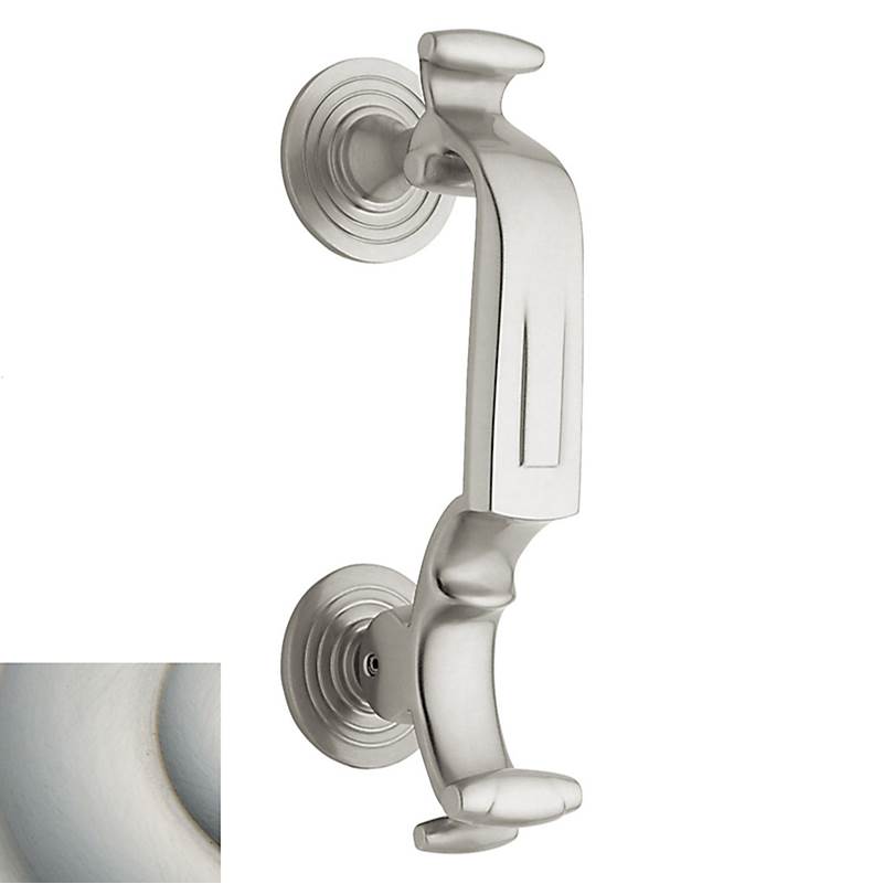 Baldwin - 0113 S DOOR KNOCKER 056 - Lifetime Satin Nickel