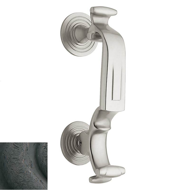 Baldwin - 0113 S DOOR KNOCKER 402 - Distressed Oil-Rubbed Bronze