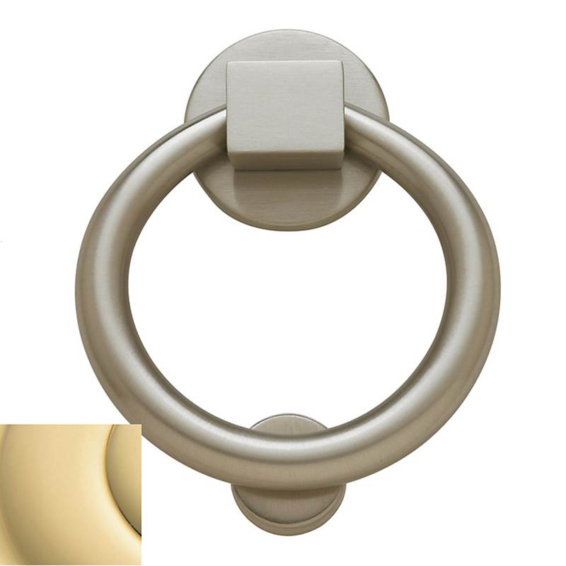 Baldwin - 0195 RING DR KNOCKER 031 - Non-Lacquered Brass