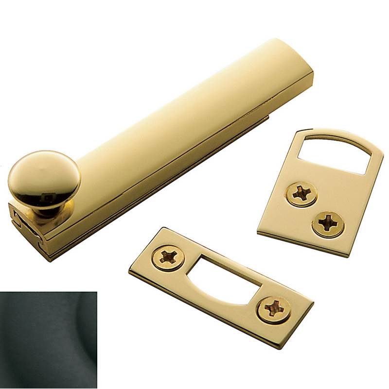 Baldwin - 0321 SURFACE BOLT 3 190 - Satin Black