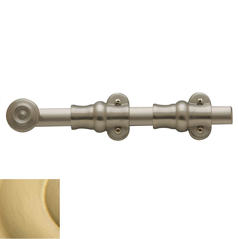Baldwin - 0380 SURFACE BOLT 8 044 - Lifetime Satin Brass