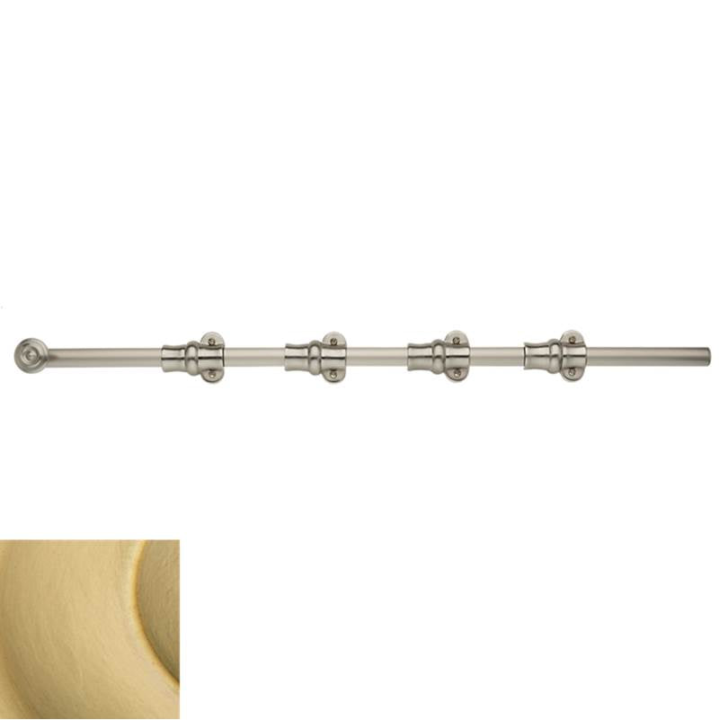 Baldwin - 0383 SURFACE BOLT 24 044 - Lifetime Satin Brass