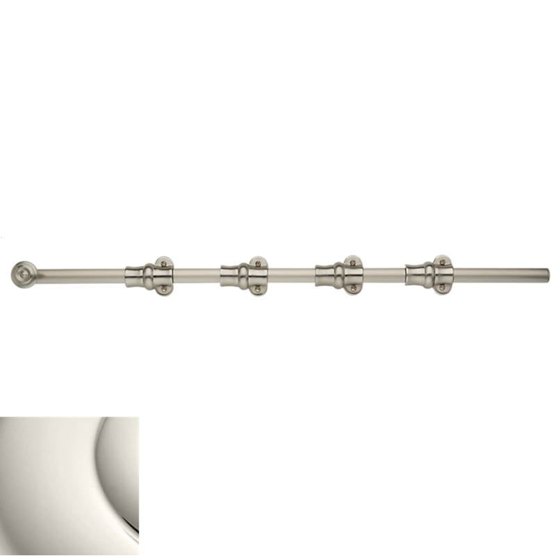 Baldwin - 0383 SURFACE BOLT 24 140 - Polished Nickel