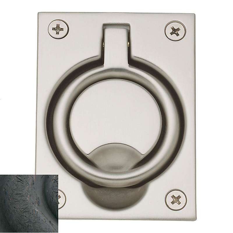 Baldwin - 0395 FLUSH RING PULL 402 - Distressed Oil-Rubbed Bronze