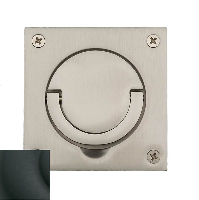 Baldwin - 0397 FLUSH RING PULL 190 - Satin Black