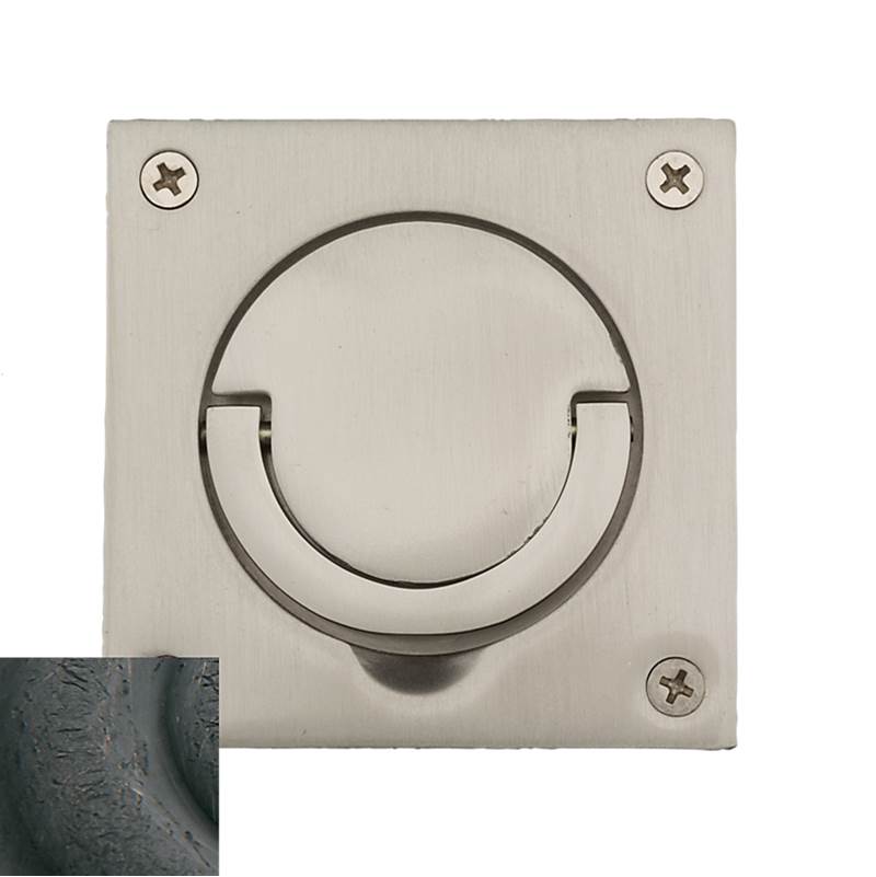 Baldwin - 0397 FLUSH RING PULL 402 - Distressed Oil-Rubbed Bronze